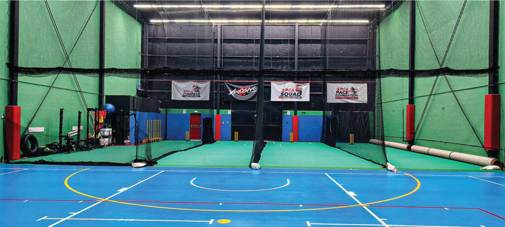 SPSA indoor nets for cricket in DIP
