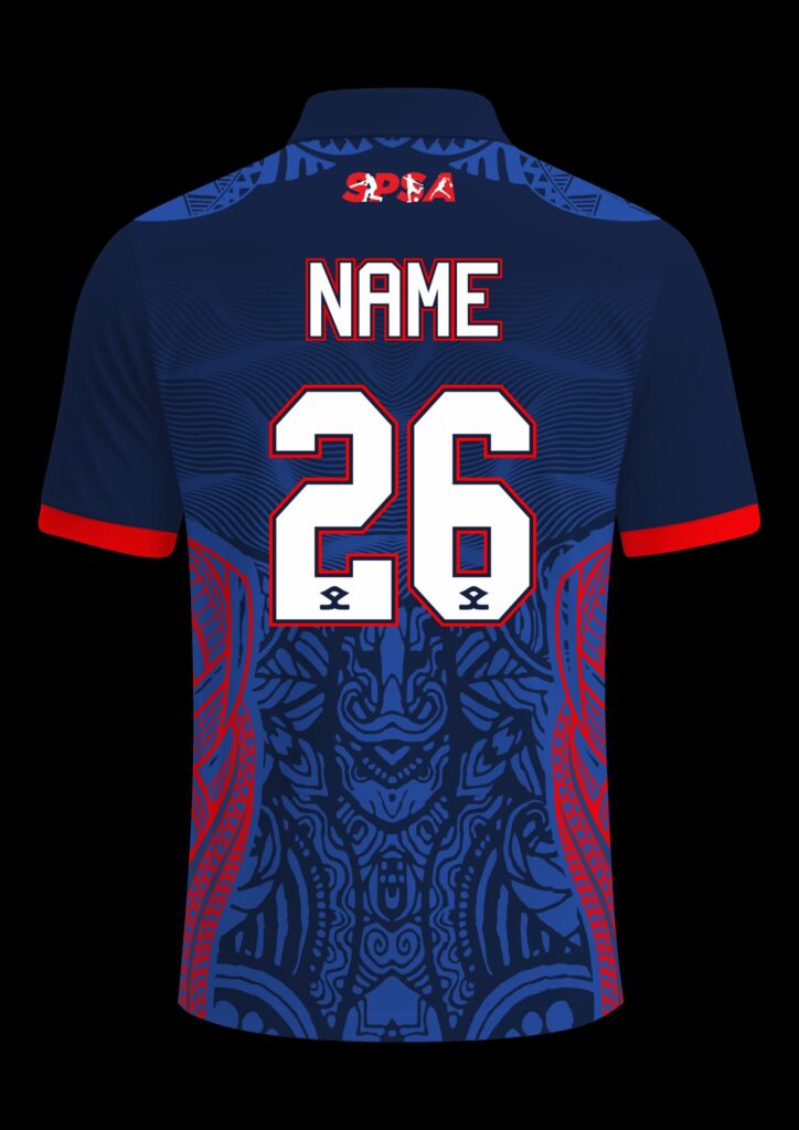 SPSA's ECB league jersey from Shrey Sports - back view
