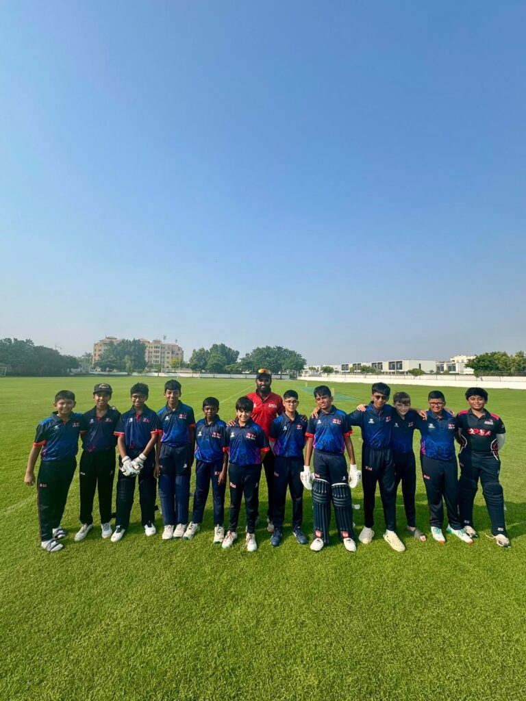 SPSA Avengers U12 team after their 10-wicket win