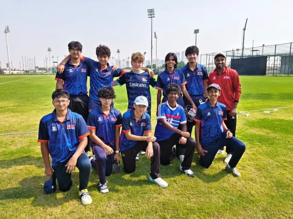 SPSA Guardians U18 squad on the ground, ECB Academy League Week 4