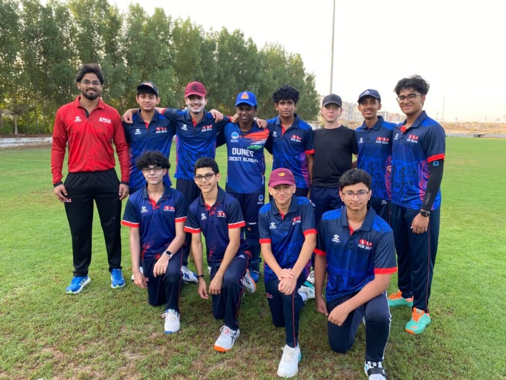SPSA Guardians U18 team in the ECB Academy League 2026/27 - Week 2