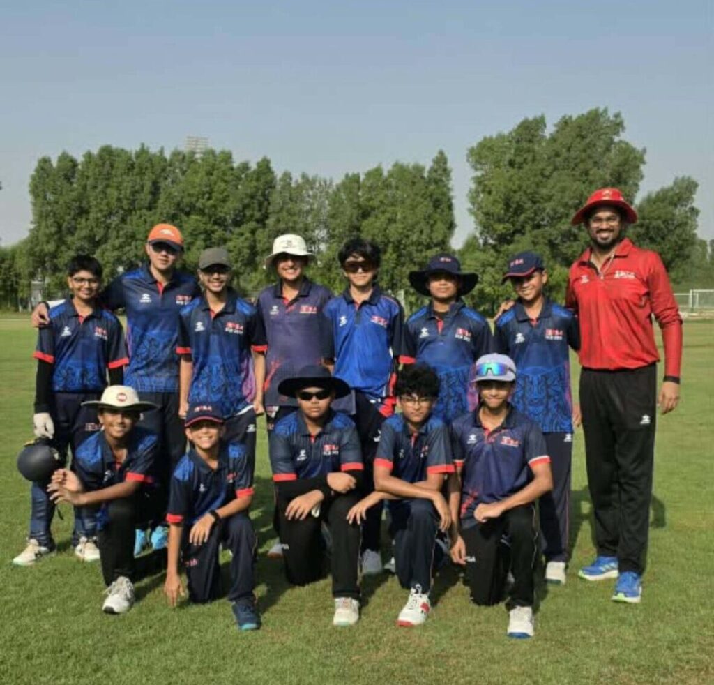 SPSA Rangers U15 team that went on to win their first match in the ECB Academy League 2026/27
